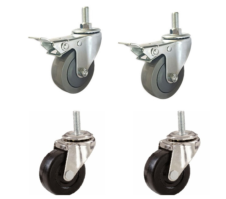 SET OF CASTOR WHEEELS